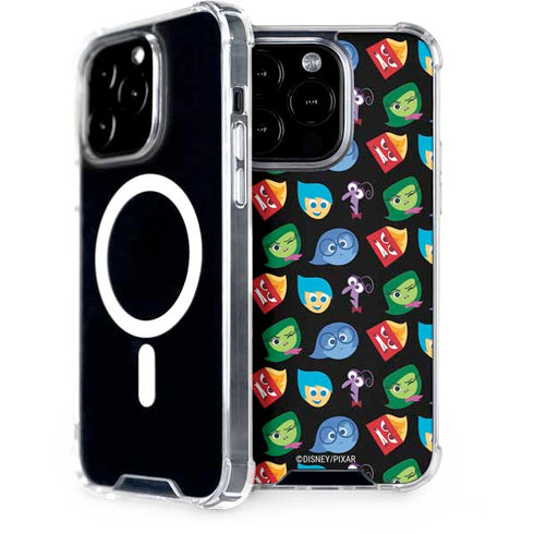 Disney Inside Out Character Pattern iPhone 15 Pro MagSafe Case